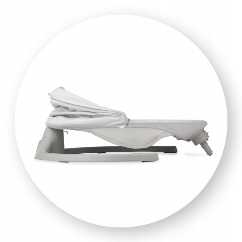 MoMi LAMI bujaczek elektryczny leżaczek - jasnoszary