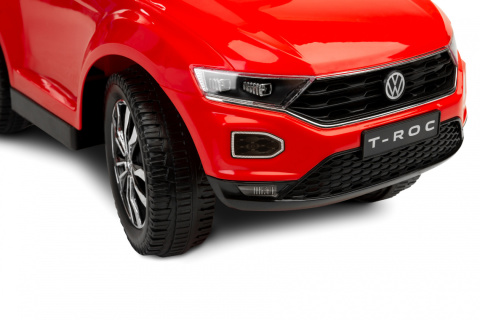 VW T-Roc Toyz jeździk dla dzieci z rączką do pchania do 25 kg - RED