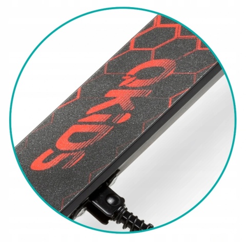 FLO QKids Hulajnoga dwukołowa do 50 kg - czarna