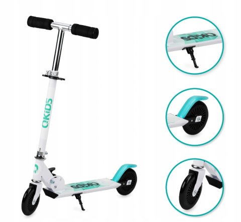 FLO QKids Hulajnoga dwukołowa do 50 kg - niebieska 2