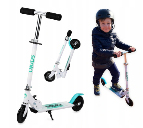 FLO QKids Hulajnoga dwukołowa do 50 kg - niebieska 2