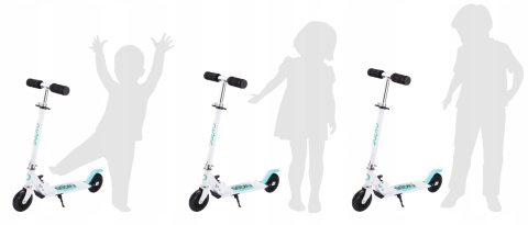 FLO QKids Hulajnoga dwukołowa do 50 kg - niebieska 2