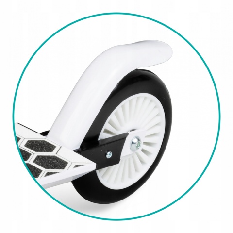 FLO QKids Hulajnoga dwukołowa do 50 kg - biała