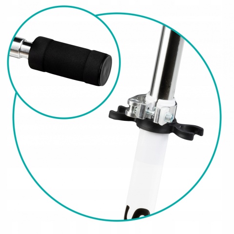 FLO QKids Hulajnoga dwukołowa do 50 kg - biała