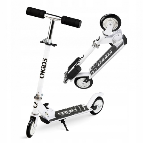 FLO QKids Hulajnoga dwukołowa do 50 kg - biała