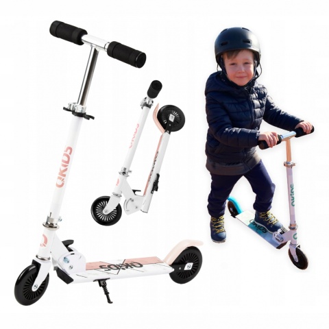 FLO QKids Hulajnoga dwukołowa do 50 kg - różowa