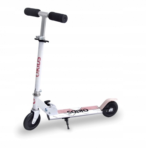 FLO QKids Hulajnoga dwukołowa do 50 kg - różowa