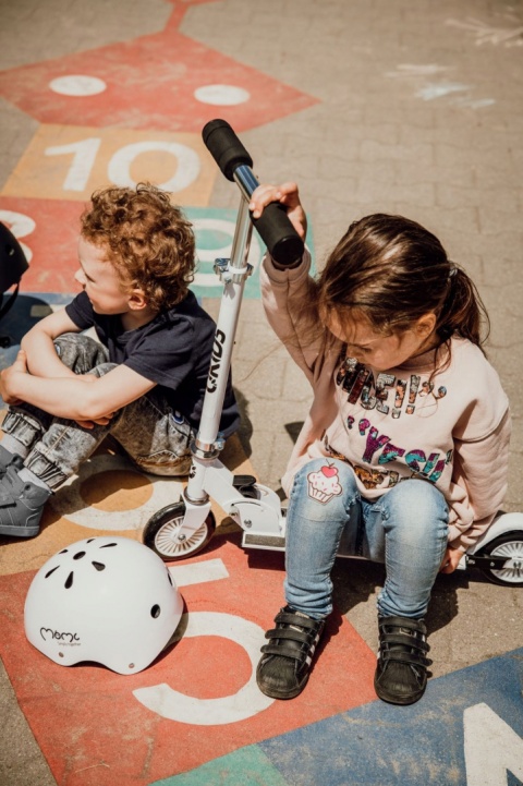 FLO QKids Hulajnoga dwukołowa do 50 kg - różowa