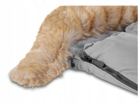 FRODE Lionelo Śpiworek do wózka sanek 90x45 cm - Grey Dove