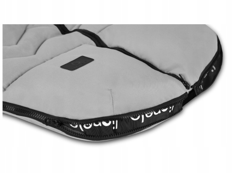 FRODE Lionelo Śpiworek do wózka sanek 90x45 cm - Grey Dove