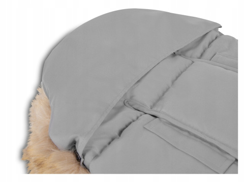 FRODE Lionelo Śpiworek do wózka sanek 90x45 cm - Grey Dove