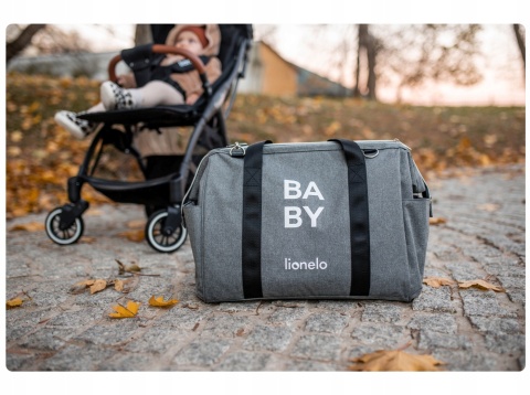 IDA Lionelo Duża uniwersalna torba do wózka - Blue Denim