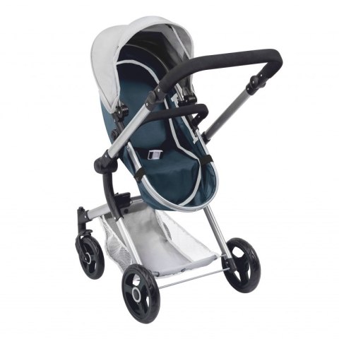 WOOPIE ROYAL Zestaw dla Lalek Wózek 3w1 + Nosidełko + 2x Ubranko