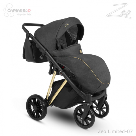 ZEO LIMITED GOLD Camarelo 3w1 wózek wielofunkcyjny z fotelikiem KITE 0-13kg Polski Produkt kolor - 7