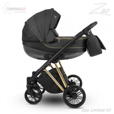 ZEO LIMITED GOLD Camarelo 3w1 wózek wielofunkcyjny z fotelikiem KITE 0-13kg Polski Produkt kolor - 7