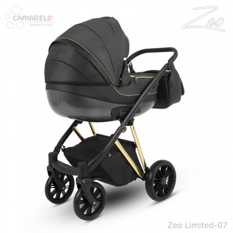ZEO LIMITED GOLD Camarelo 3w1 wózek wielofunkcyjny z fotelikiem KITE 0-13kg Polski Produkt kolor - 7