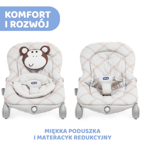 BALLOON Chicco leżaczek do 18kg - MONKEY
