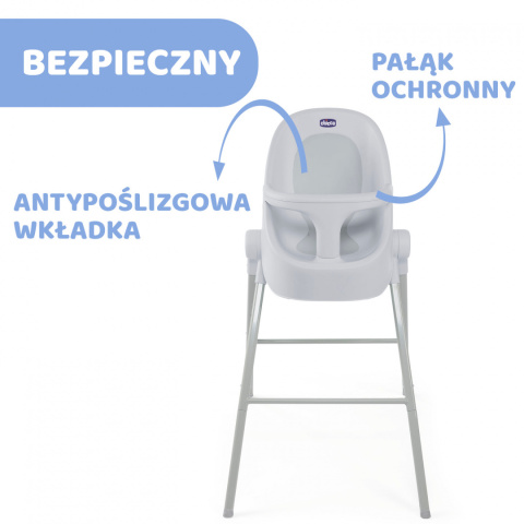 Bubble Nest Chicco stojak kąpielowy wanienka 0-12m - Cool Grey