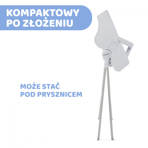 Bubble Nest Chicco stojak kąpielowy wanienka 0-12m - Cool Grey