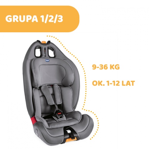 CHICCO GRO-UP fotelik dziecięcy 9-36 kg z regulacją odchylenia - Pearl