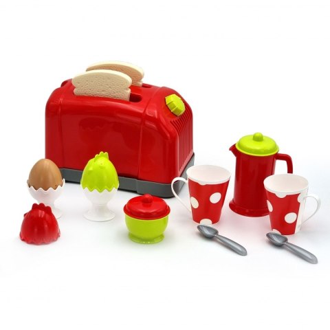 Ecoiffier Zestaw Śniadaniowy z Tosterem 17elem.