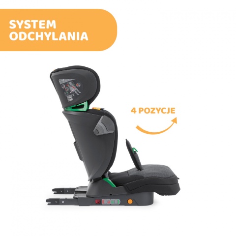 FOLD&GO I-SIZE Chicco 100-150cm 3lata+ fotelik samochodowy - OMBRA