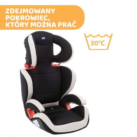 KEY 2-3 Chicco 3* ADAC fotelik samochodowy 15-36kg - Black Night