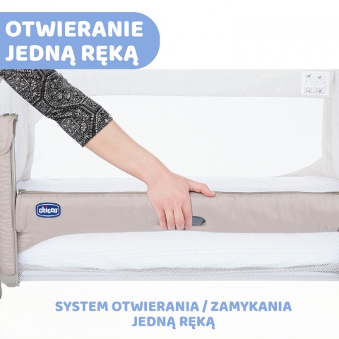 Next2me Magic Chicco 0m+ łóżeczko dostawne - Beige