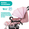 OHLALA 3 Chicco ultra lekki wózek spacerowy, składana rączka, waga 4,2 kg - Candy Pink