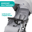 OHLALA 3 Chicco ultra lekki wózek spacerowy, składana rączka, waga 4,2 kg - Grey Mist