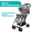 OHLALA 3 Chicco ultra lekki wózek spacerowy, składana rączka, waga 4,2 kg - Grey Mist