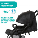 OHLALA 3 Chicco ultra lekki wózek spacerowy, składana rączka, waga 4,2 kg - Jet Black