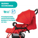 OHLALA 3 Chicco ultra lekki wózek spacerowy, składana rączka, waga 4,2 kg - Red Passion