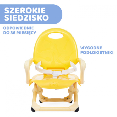 Pocket Snack Chicco - Krzesełko do karmienia (9-36 miesięcy) - SAFFRON
