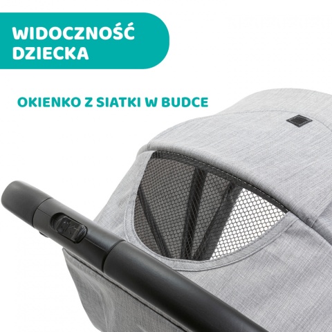 TROLLEY ME CHICCO Wózek spacerowy 7,1kg - LIGHT GREY