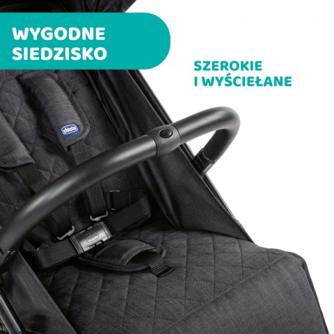 TROLLEY ME CHICCO Wózek spacerowy 7,1kg - STONE