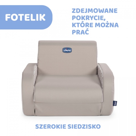 TWIST Chicco Fotelik rozkładany do 18kg 12m+ Dune