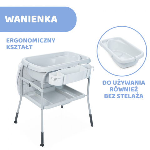 Wanienka z przewijakiem Cuddle & Bubble Comfort 0m+ Chicco - Dots