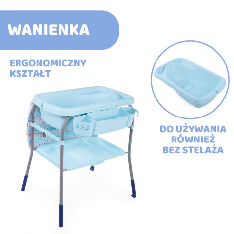 Wanienka z przewijakiem Cuddle & Bubble 0m+ Chicco - OCEAN
