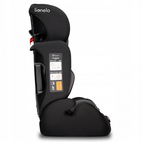 LEVI SIMPLE Lionelo Fotelik samochodowy 9-36 kg - BLACK