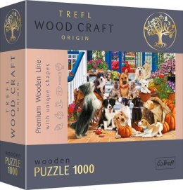 Puzzle 1000el drewniane - Psia przyjaźń 20149 Trefl
