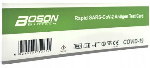 Domowy test antygenowy wymazowy COVID-19 BOSON Biotech