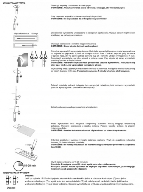 Domowy test antygenowy wymazowy COVID-19 BOSON Biotech