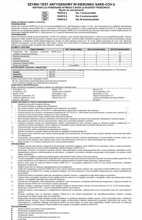 Domowy test antygenowy wymazowy COVID-19 BOSON Biotech