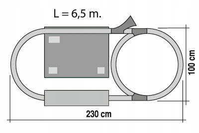 HISZPAŃSKA KOLEJKA ELEKTRYCZNA PEQUETREN 720