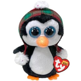 Maskotka Beanie Boos CHEER - pingwin Christmas 15cm 36241