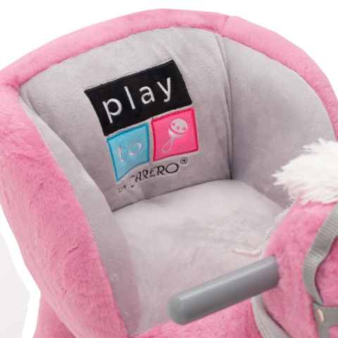 ZABAWKA NA BIEGUNACH KONIK RÓŻOWY Z MELODIĄ 42936 PlayTo by Caretero