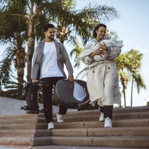 SKY 2w1 Tutis wielofunkcyjny wózek dziecięcy, waga 10,5 kg - 103 Dark Grey