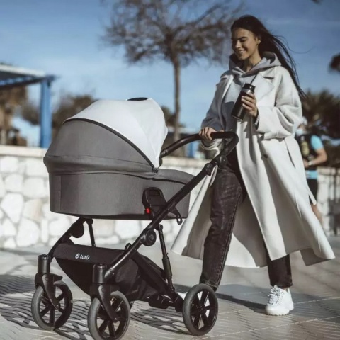 SKY 2w1 Tutis wielofunkcyjny wózek dziecięcy, waga 10,5 kg - 103 Dark Grey