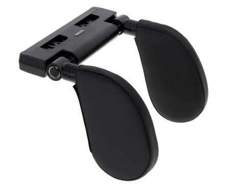 Zagłówek samochodowy poduszka podróżna oparcie na głowę szyje do samochodu regulowane czarny